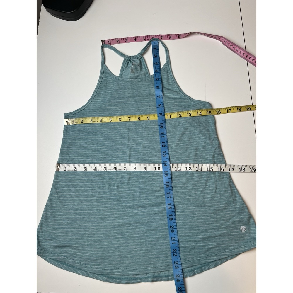 Apana Size XS Sleeveless Striped Tank Top - Blue-green Women - Picture 10 of 11